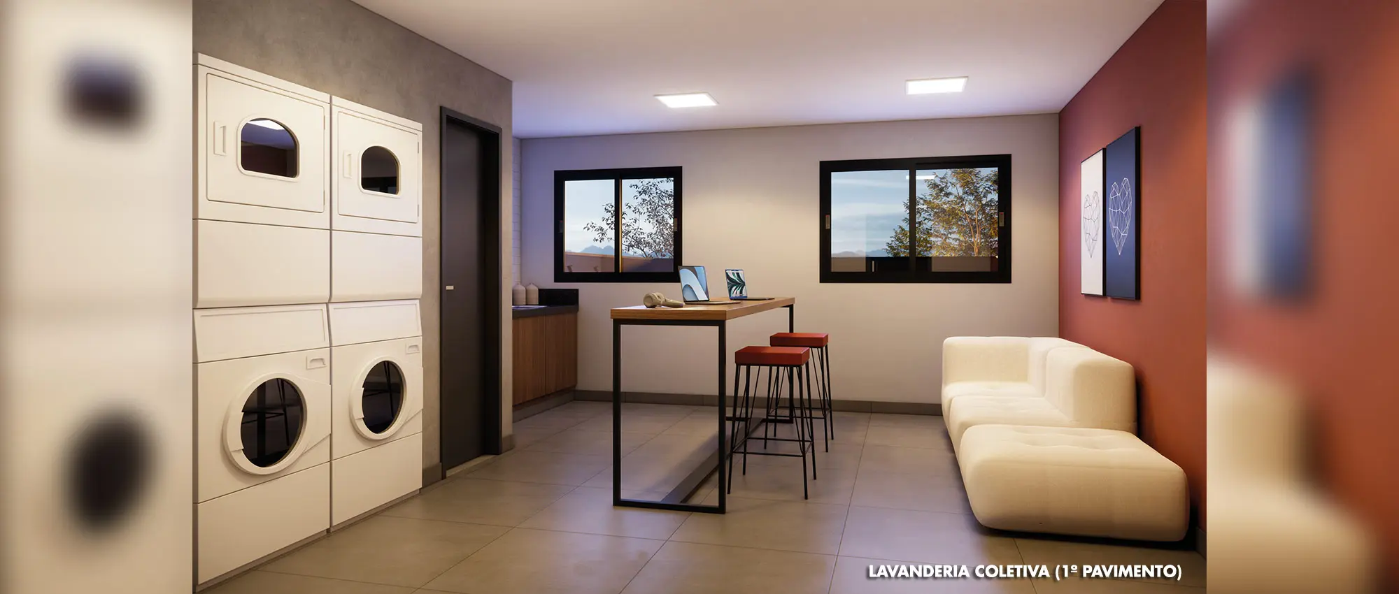 Smart House Mooca - LAVANDERIA COLETIVA 1(1º PAVIMENTO)