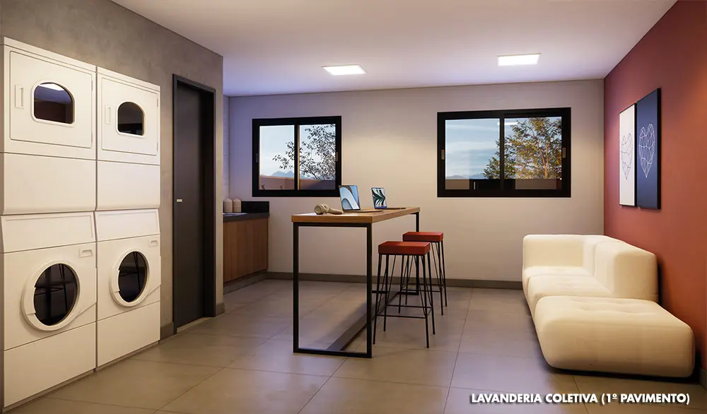 Smart House Mooca - LAVANDERIA COLETIVA 1(1º PAVIMENTO)