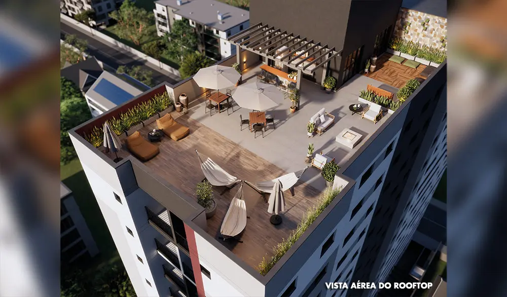 Smart House Mooca - VISTA AÉREA DO ROOFTOP